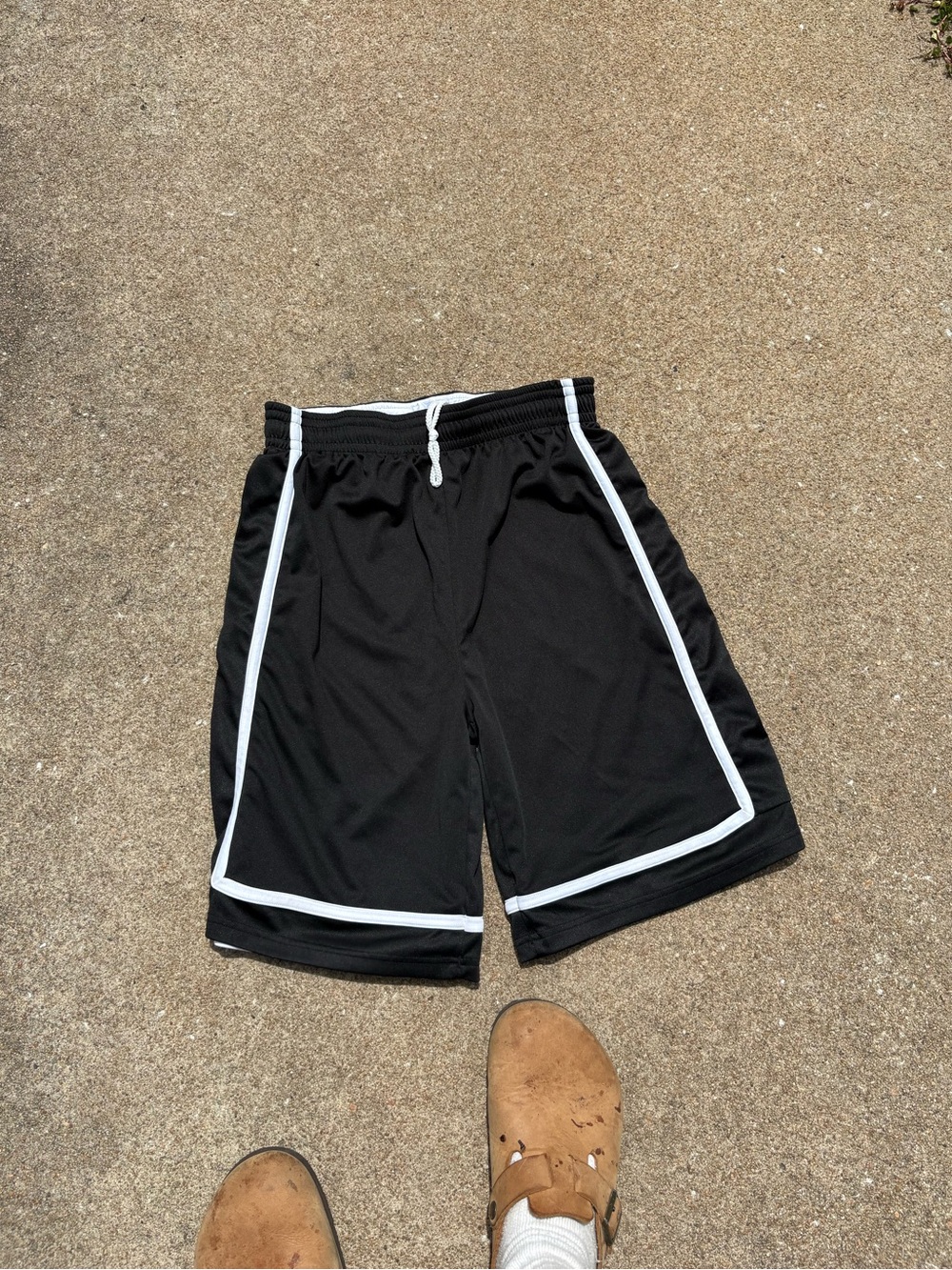 Badger sport 90s black and white athletic shorts